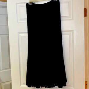 Full length black skirt. ONYX Nite medium skirt. Gently worn and cared for.